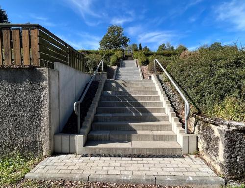 Treppen des Friedhofs in Gonnesweiler erneuert