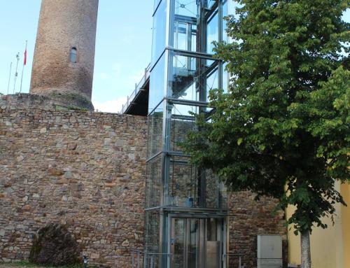Fahrstuhl der Burg Nohfelden wieder in Betrieb