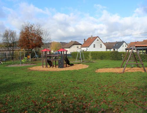 Neue Spielgeräte für den Spielplatz in Wolfersweiler