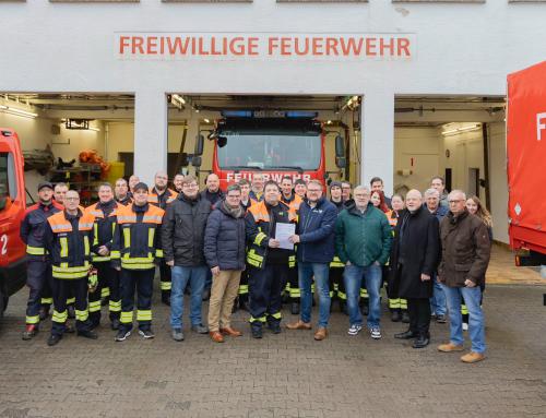 Zuschussbescheid zum Umbau des Feuerwehrgerätehauses in Wolfersweiler